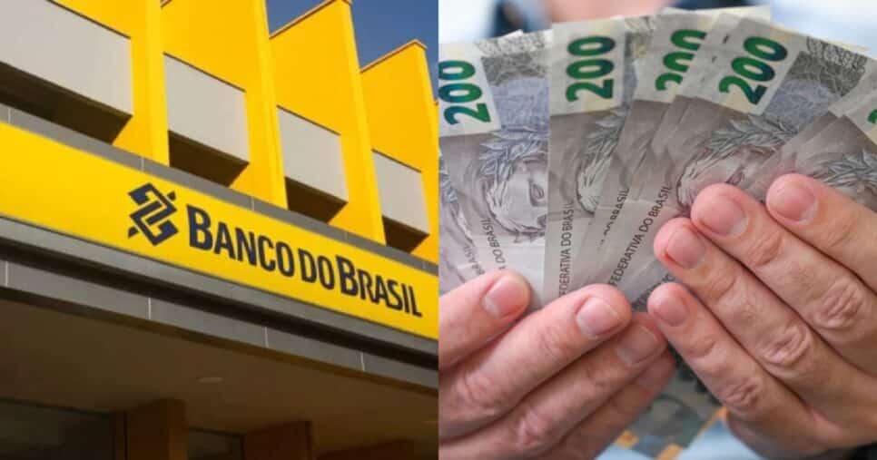 Ilustração Banco do Brasil e saque