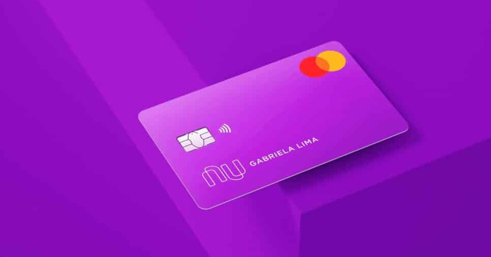 Ilustração de cartão do Nubank - Foto Reprodução Internet