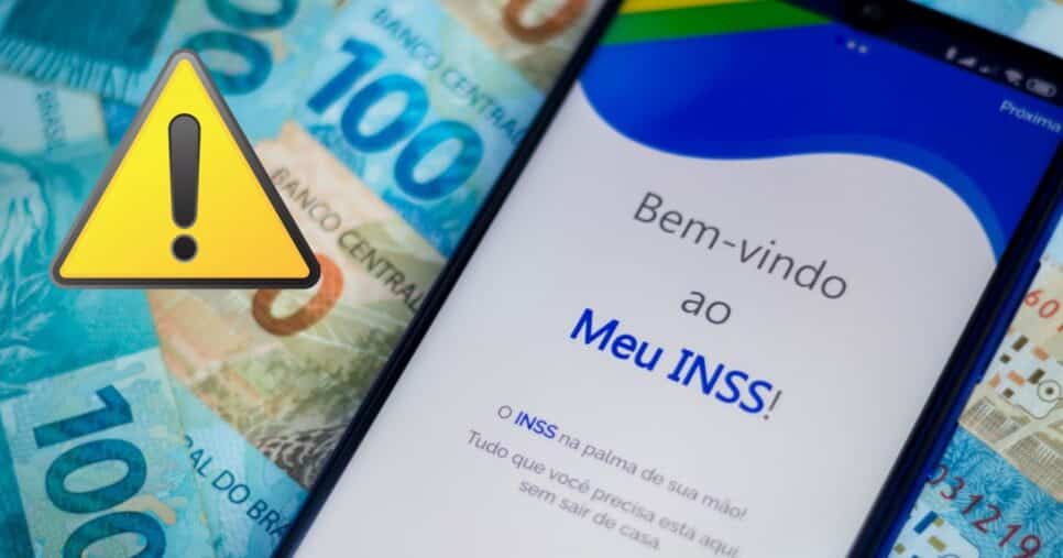 Ilustração de alerta do INSS (Foto: Reprodução / Gov / Montagem Correio do Dia) reembolso de descontos ilegais do INSS
