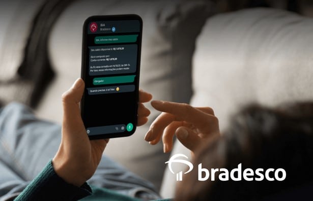 Pix por meio de comandos de voz Bradesco (Foto: Reprodução / Site do Banco)